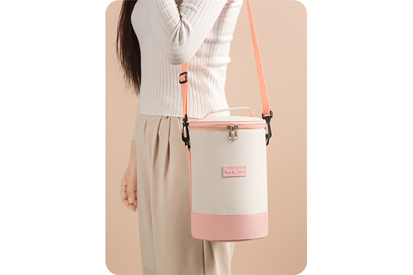 Shoulder Strap Cylindrical Thermal Bag