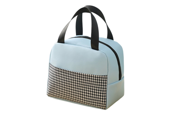 C09-4 PU Houndstooth Lunch Bag