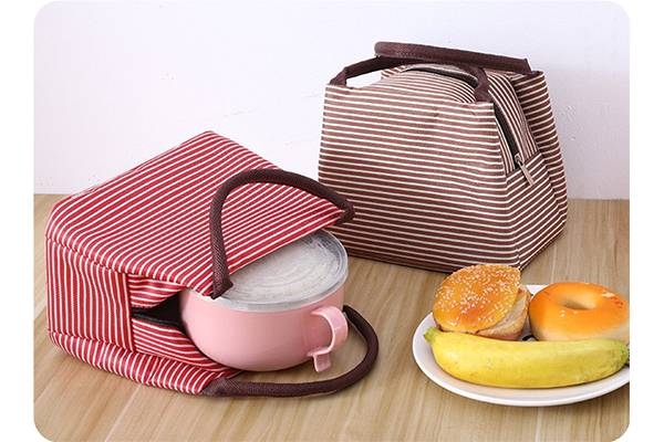 B13-5 Striped B Lunch Bag