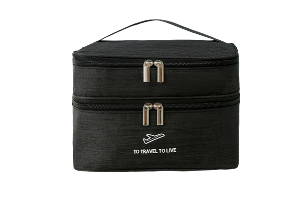 Cationic Double Layer Cosmetic Bag