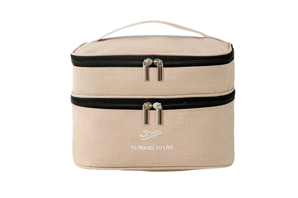 Cationic Double Layer Cosmetic Bag