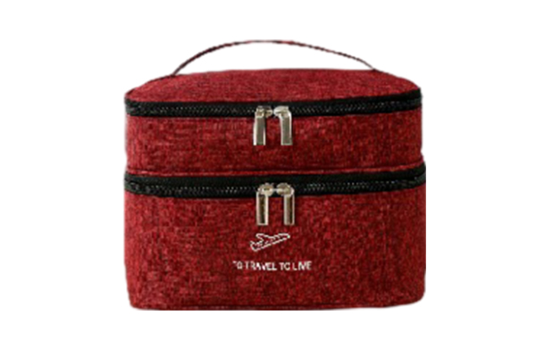 Cationic Double Layer Cosmetic Bag