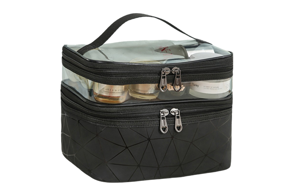 C12-1-01 Diamond-Shaped Portable Cosmetic Bag